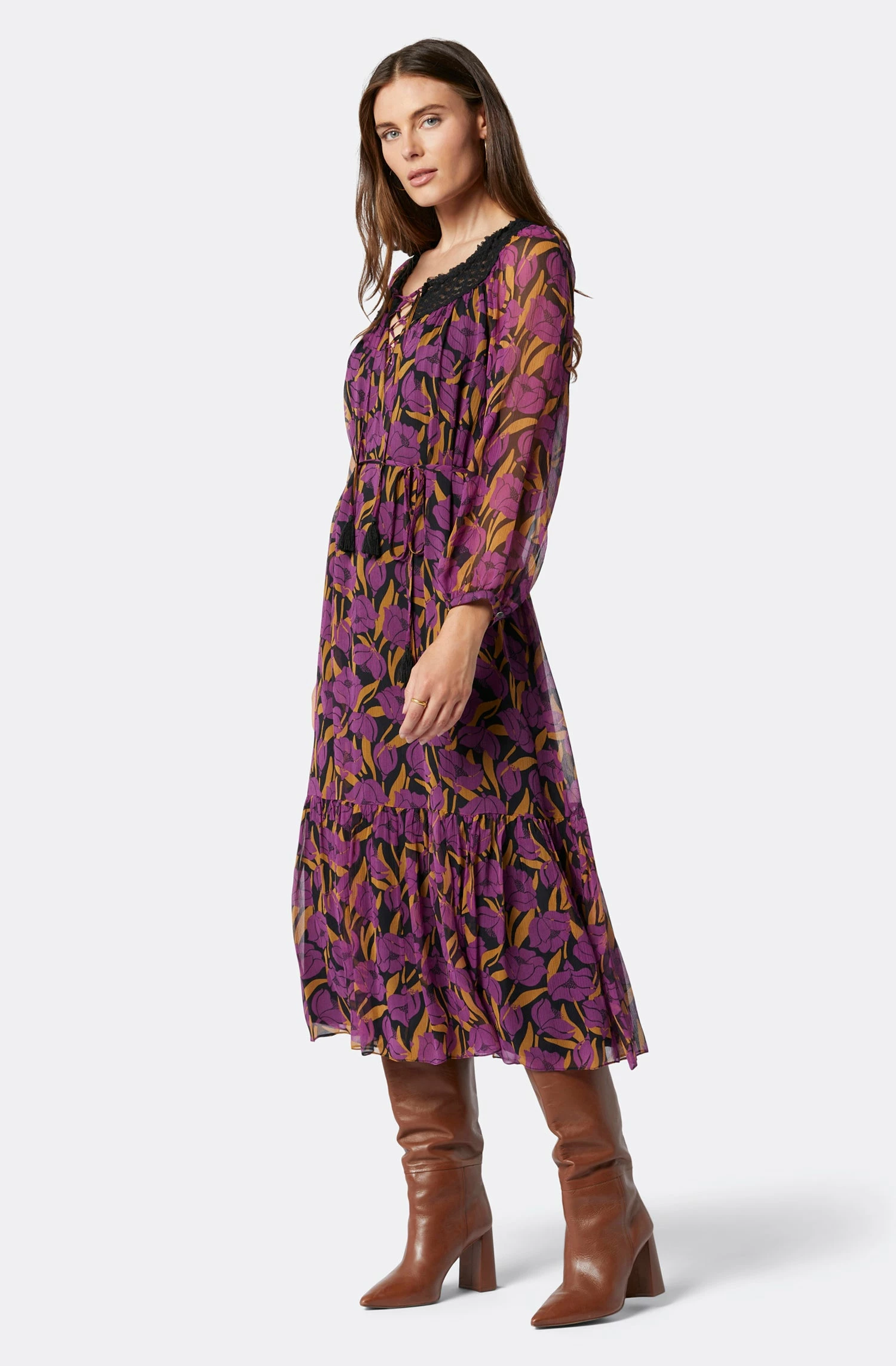 Joie Arioste Midi Silk Dress 5 Joie Arioste Midi Silk Dress - Image 5