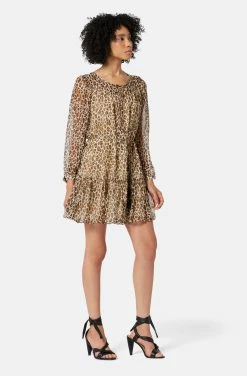 Joie Arioste Mini Silk Dress -Joie Shop DR03506B9137 BSNM 4