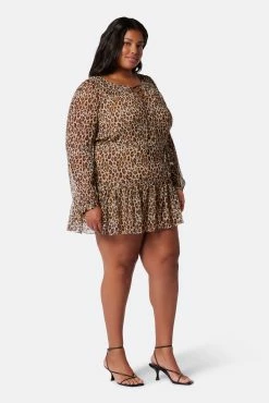 Joie Arioste Mini Silk Dress -Joie Shop DR03506I9137 BSNM 4