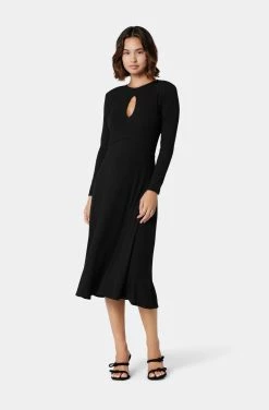Joie Ribera Midi Dress -Joie Shop DR035389142 CAV 1