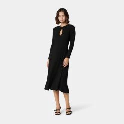 Joie Ribera Midi Dress -Joie Shop DR035389142 CAV 1 DPA