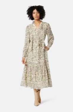 Joie Roussel Midi Silk Dress