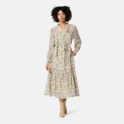 Joie Roussel Midi Silk Dress -Joie Shop DR035779133 BSNM 1 DPA