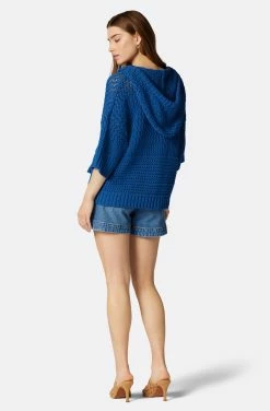 Joie Aurora Cotton Crochet Sweater -Joie Shop K0042Y5493 BLQZ 2