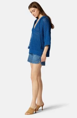 Joie Aurora Cotton Crochet Sweater -Joie Shop K0042Y5493 BLQZ 3