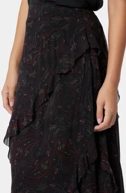 Joie Caillie Silk Midi Skirt -Joie Shop K009989133 CAVM 6