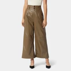 Joie Porter Wide Cropped Leather Pant 13 Joie Porter Wide Cropped Leather Pant -Joie Shop PT02264C3178 STOG 2 DPA