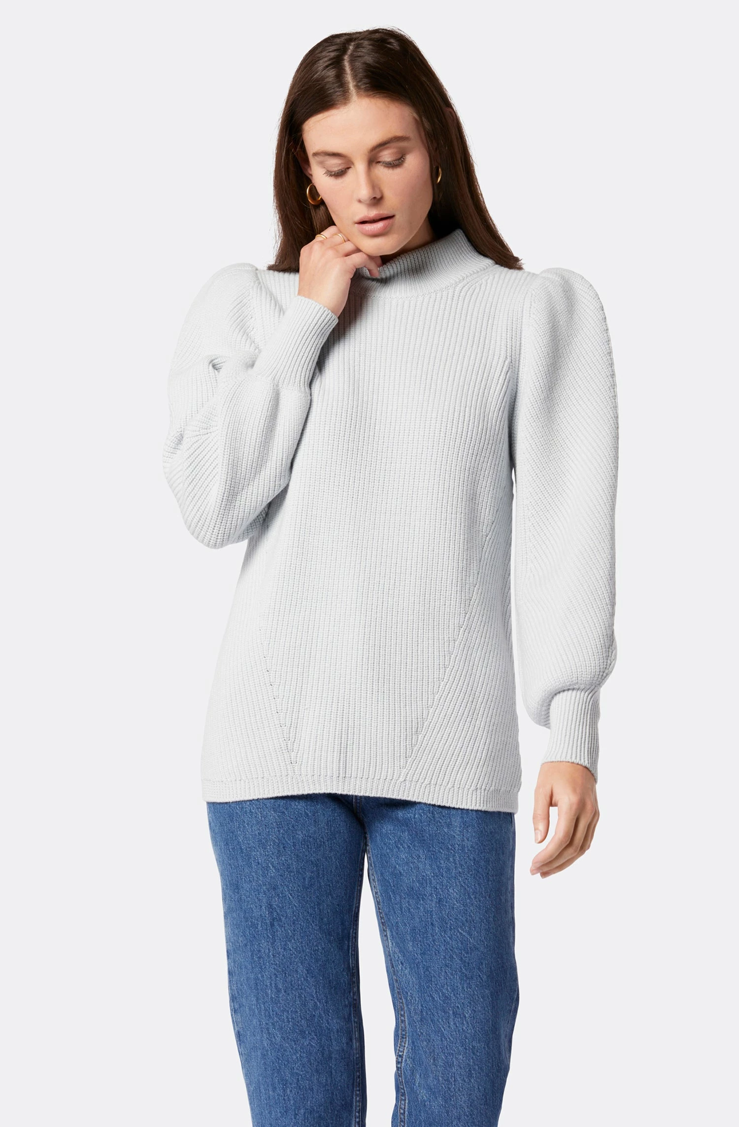 Joie Tandou Mockneck Wool Sweater 1 Joie Tandou Mockneck Wool Sweater