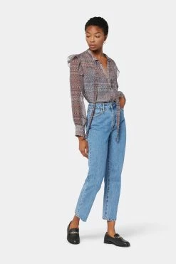 Joie Eloise Long Sleeve Silk Top -Joie Shop T0003A09300 ASCM 3