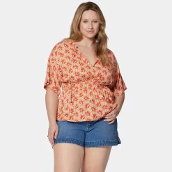 Joie Renae Short Sleeve Top 17 Joie Renae Short Sleeve Top -Joie Shop T0045X9364 BVRM 2 DPA