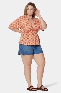 Joie Renae Short Sleeve Top 19 Joie Renae Short Sleeve Top -Joie Shop T0045X9364 BVRM 3