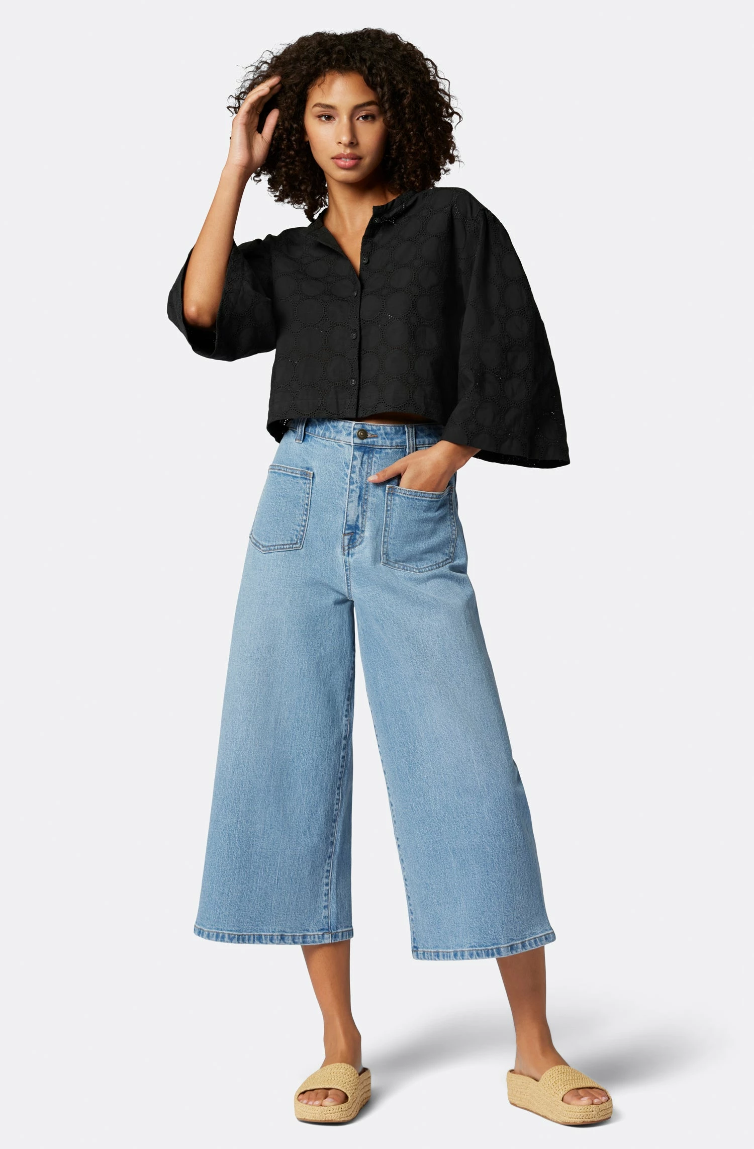 Joie Persephone Short Sleeve Cotton Top 3 Joie Persephone Short Sleeve Cotton Top - Image 3