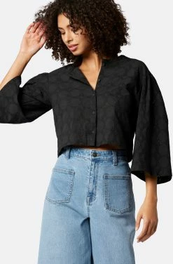 Joie Persephone Short Sleeve Cotton Top