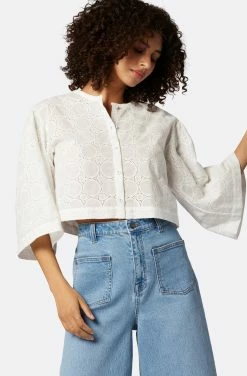 Joie Persephone Short Sleeve Cotton Top