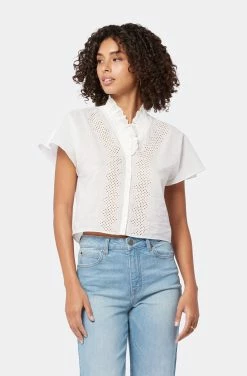 Joie Venus Short Sleeve Cotton Top