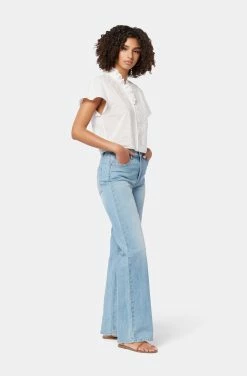 Joie Venus Short Sleeve Cotton Top -Joie Shop T0051F337 PRCL 3