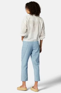 Joie Bronte Long Sleeve Cotton Top -Joie Shop T0053F337 PRCL 2