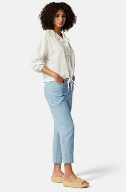 Joie Bronte Long Sleeve Cotton Top -Joie Shop T0053F337 PRCL 3