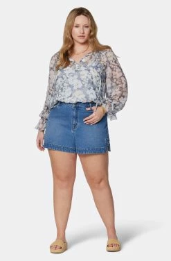 Joie Brigitta Long Sleeve Silk Top -Joie Shop T0056X9368 NGBM 1