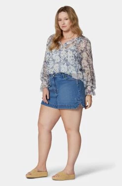 Joie Brigitta Long Sleeve Silk Top -Joie Shop T0056X9368 NGBM 4