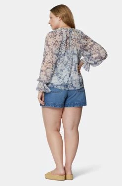 Joie Brigitta Long Sleeve Silk Top -Joie Shop T0056X9368 NGBM 5