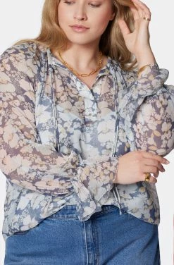 Joie Brigitta Long Sleeve Silk Top -Joie Shop T0056X9368 NGBM 6 6cede668 3fc2 4780 bc6c 01c414975325