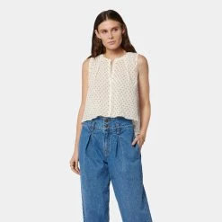 Joie Gemma Sleeveless Top -Joie Shop T0059A9365 PRCM 8 DPA