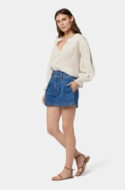 Joie Harlow Long Sleeve Cotton Top -Joie Shop T0060A9365 PRCM 4