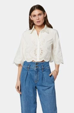 Joie Pheobe Short Sleeve Cotton Top