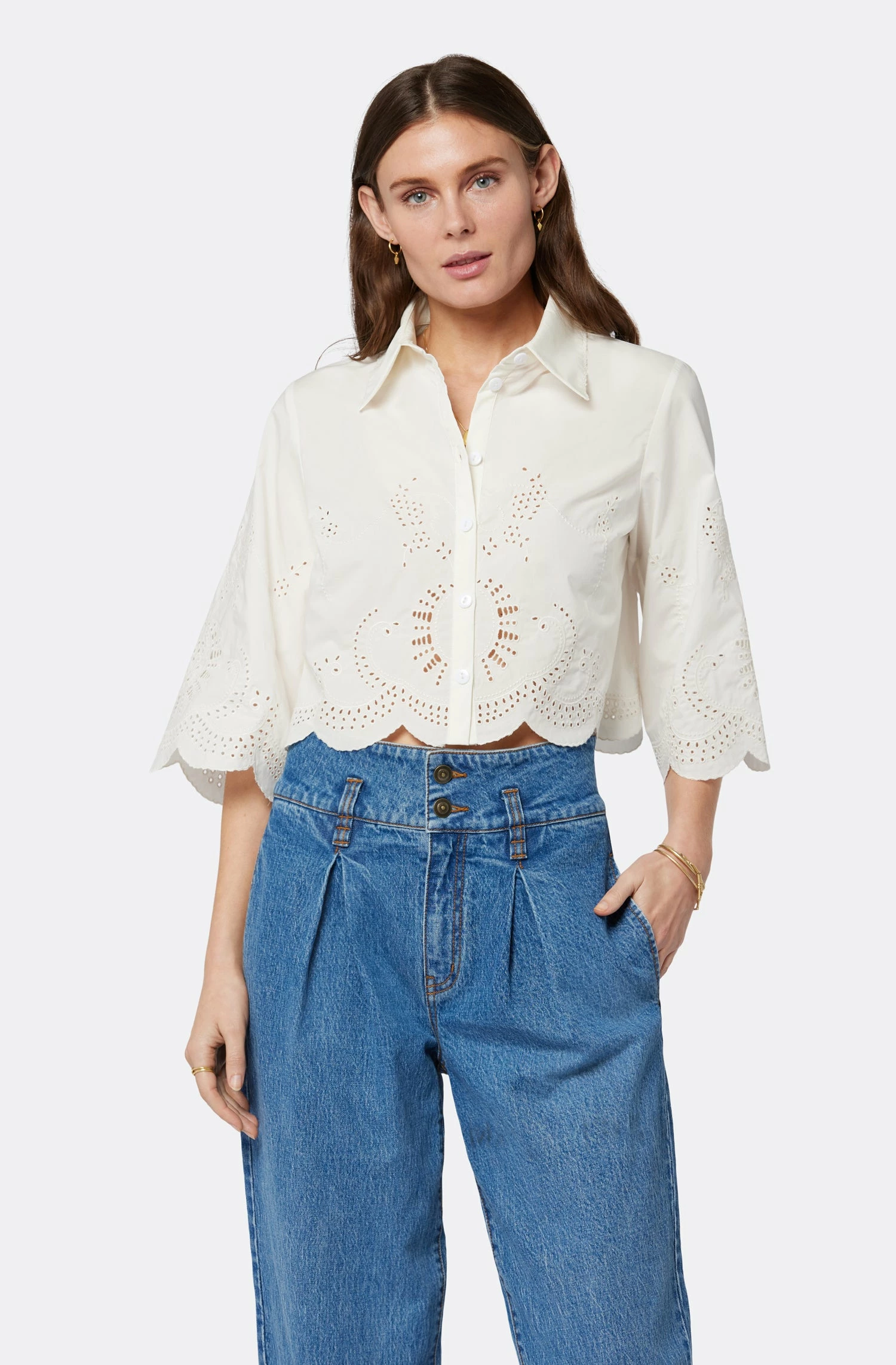 Joie Pheobe Short Sleeve Cotton Top 1 Joie Pheobe Short Sleeve Cotton Top