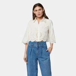 Joie Pheobe Short Sleeve Cotton Top 13 Joie Pheobe Short Sleeve Cotton Top -Joie Shop T0061F2536 PRCL 2 DPA