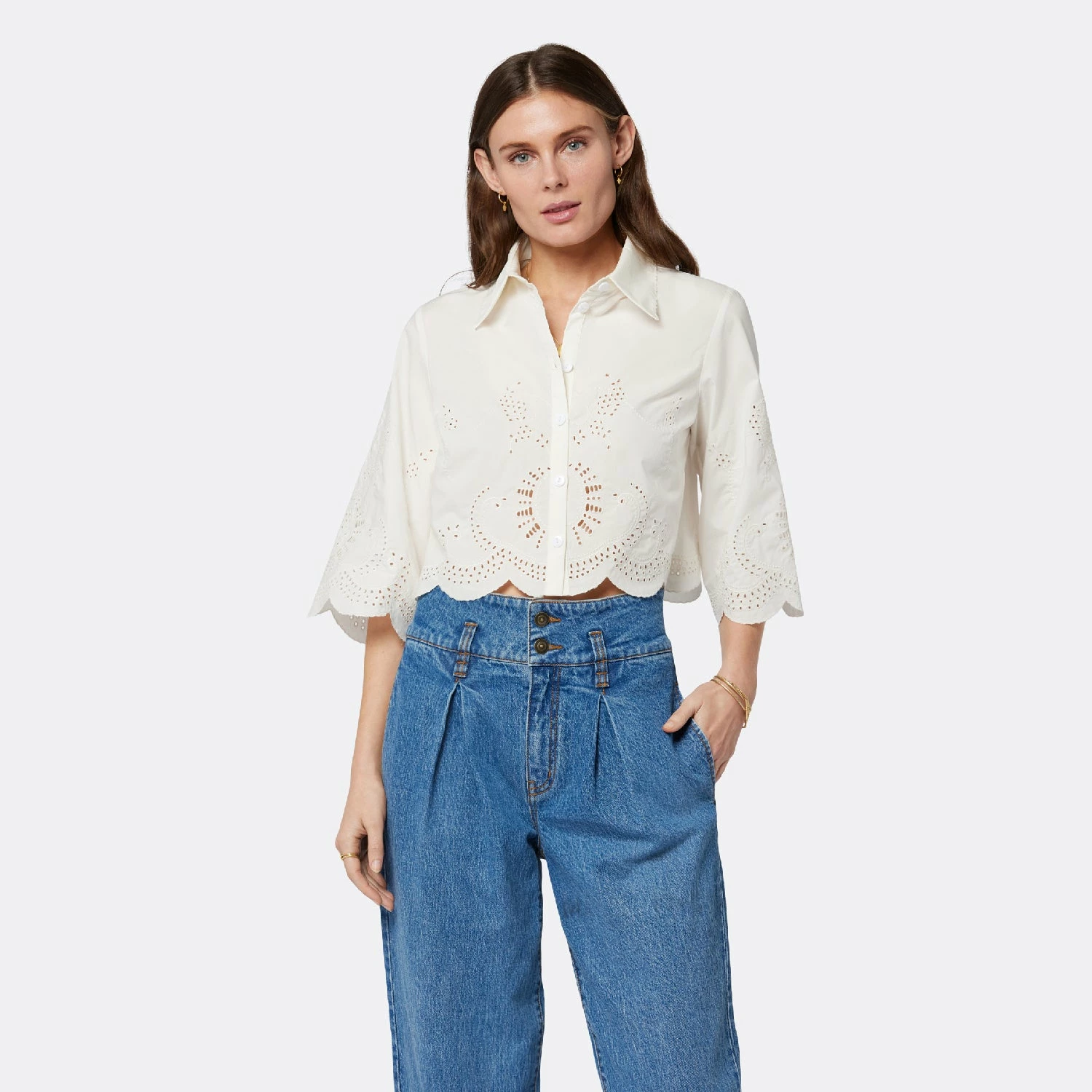 Joie Pheobe Short Sleeve Cotton Top 7 Joie Pheobe Short Sleeve Cotton Top - Image 7