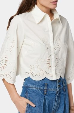 Joie Pheobe Short Sleeve Cotton Top 9 Joie Pheobe Short Sleeve Cotton Top -Joie Shop T0061F2536 PRCL 6