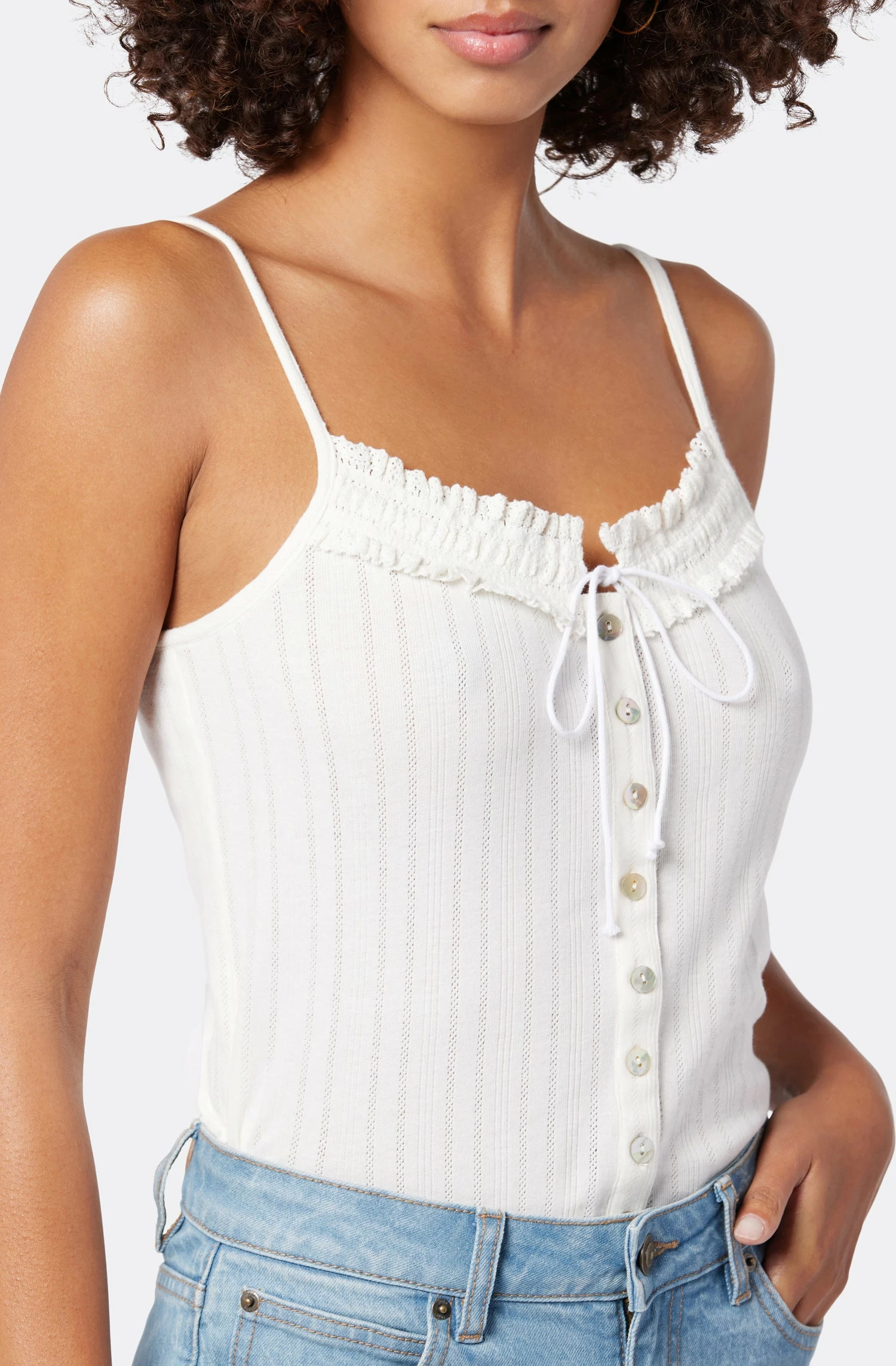 Joie Clover Sleeveless Cotton Top 3 Joie Clover Sleeveless Cotton Top - Image 3