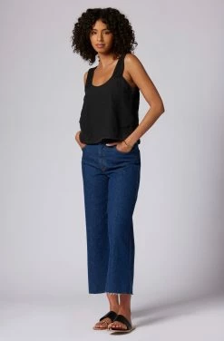 Joie Paisley Sleeveless Linen Top -Joie Shop T0088F889 CAV 3