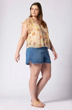 Joie Tezza Short Sleeve Silk Top -Joie Shop T0130X0007 ABFM 3