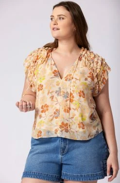 Joie Tezza Short Sleeve Silk Top -Joie Shop T0130X0007 ABFM 4