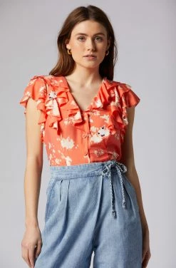 Joie Carmella Short Sleeve Top