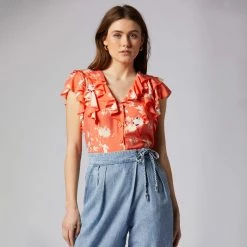 Joie Carmella Short Sleeve Top -Joie Shop T0131A0003 EMML 4 DPA