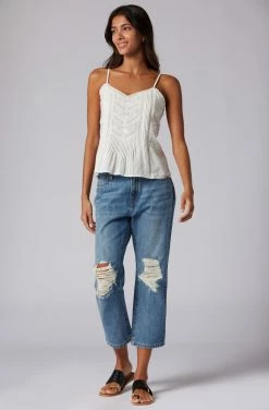 Joie Miranda Sleeveless Cotton Top -Joie Shop T0134F337 PRCL 1