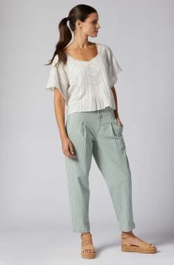 Joie Rebeca Short Sleeve Cotton Top 6 Joie Rebeca Short Sleeve Cotton Top -Joie Shop T0135F337 PRCL 611