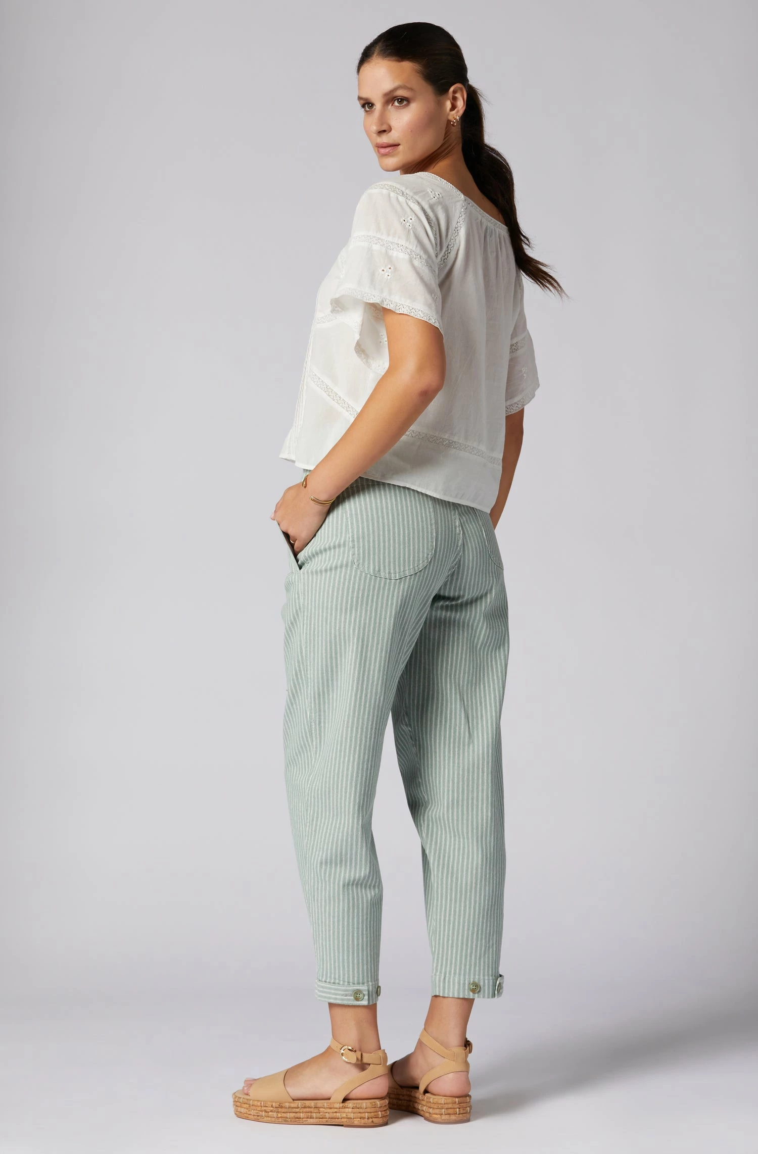 Joie Rebeca Short Sleeve Cotton Top 4 Joie Rebeca Short Sleeve Cotton Top - Image 4