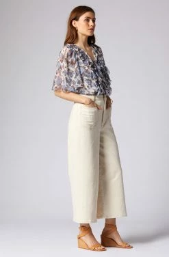 Joie Mikayla Short Sleeve Silk Top -Joie Shop T0139A0010 EMRM 3