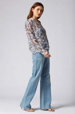 Joie Naomi Long Sleeve Silk Top 11 Joie Naomi Long Sleeve Silk Top -Joie Shop T0140A0010 EMRM 3