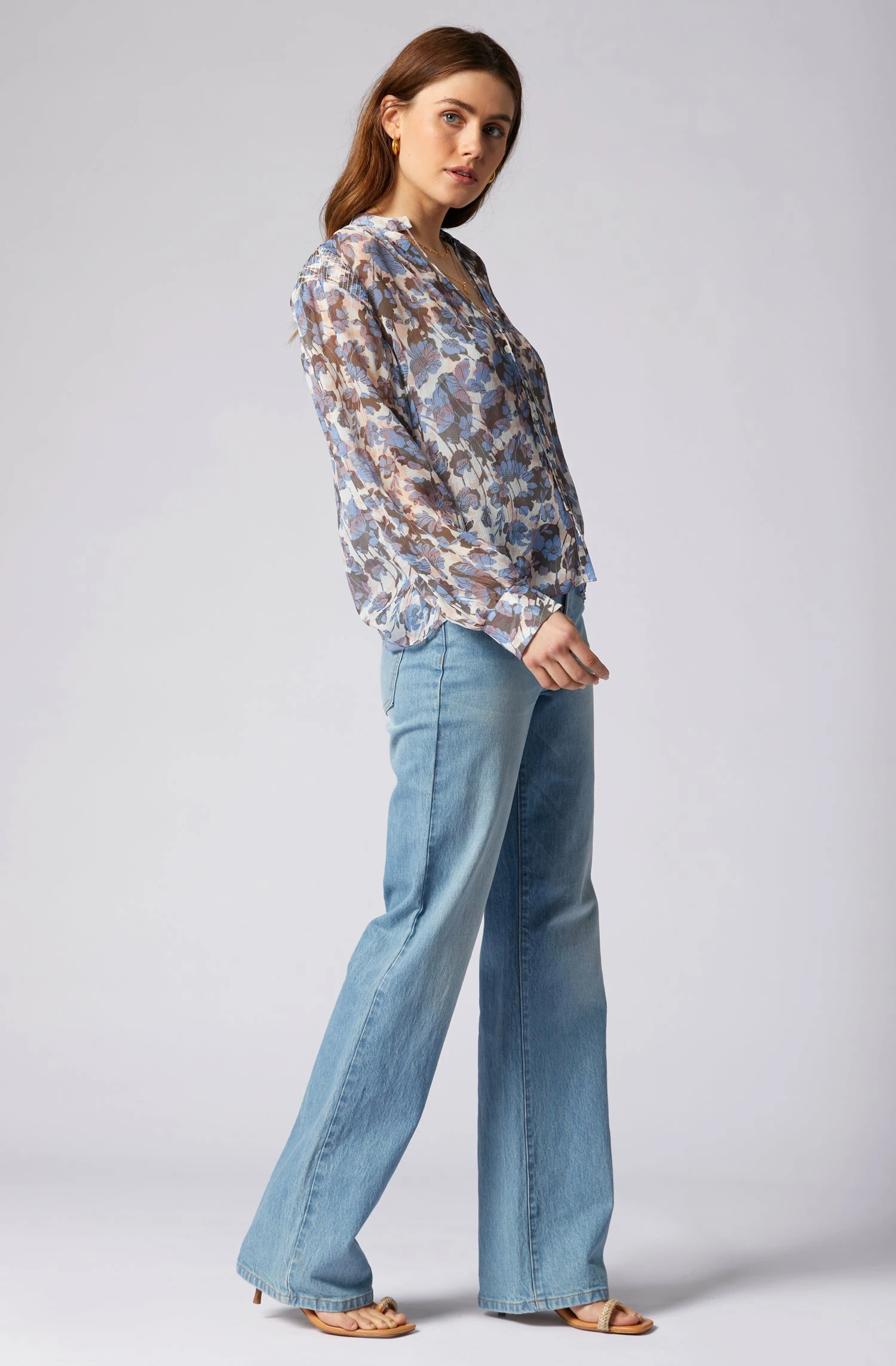 Joie Naomi Long Sleeve Silk Top 3 Joie Naomi Long Sleeve Silk Top - Image 3