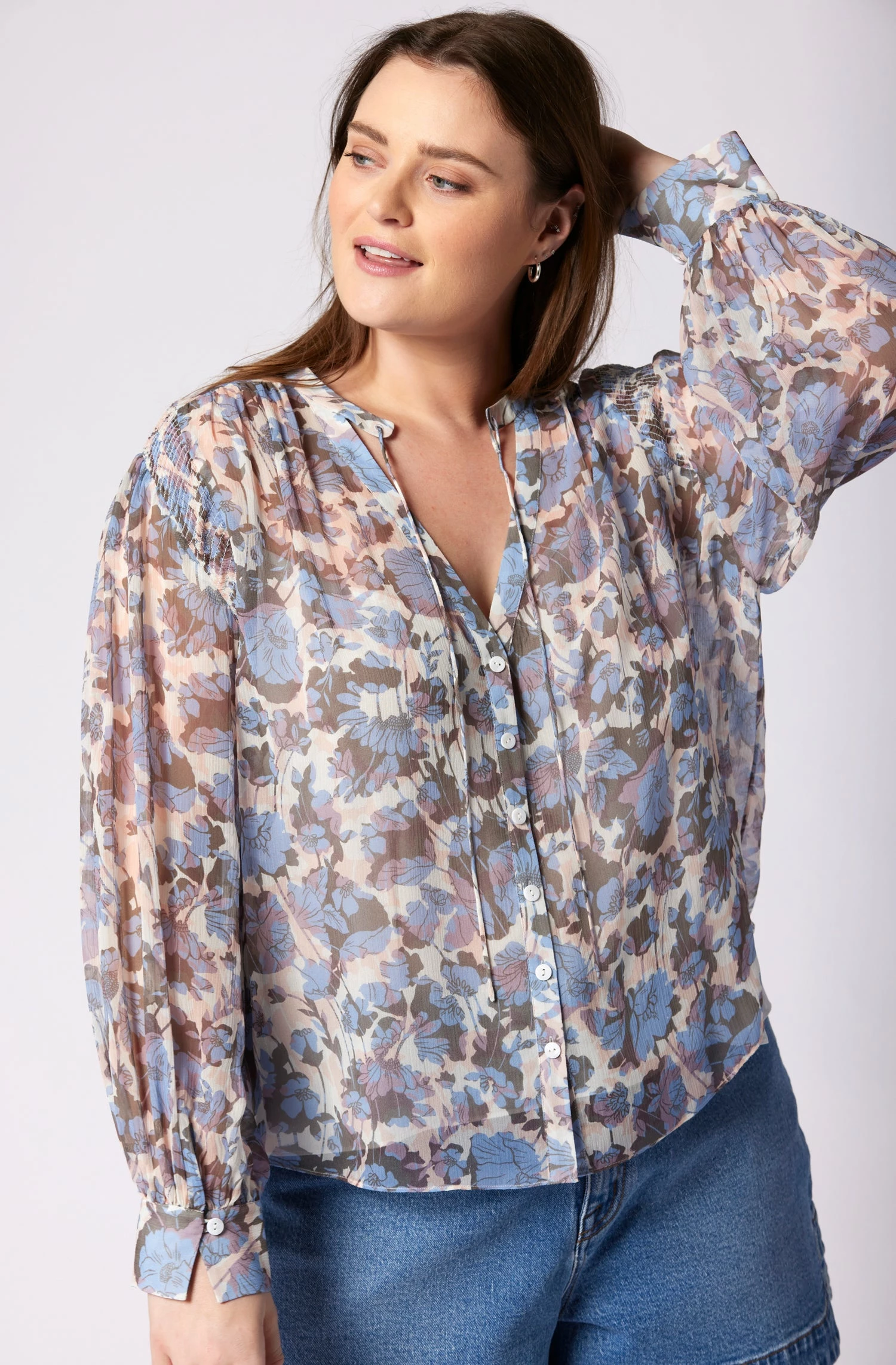 Joie Naomi Long Sleeve Silk Top 9 Joie Naomi Long Sleeve Silk Top - Image 9