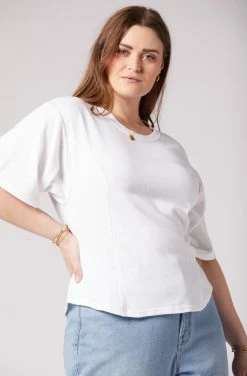 Joie Cami Short Sleeve Top -Joie Shop T0150X9324 BRWT 4