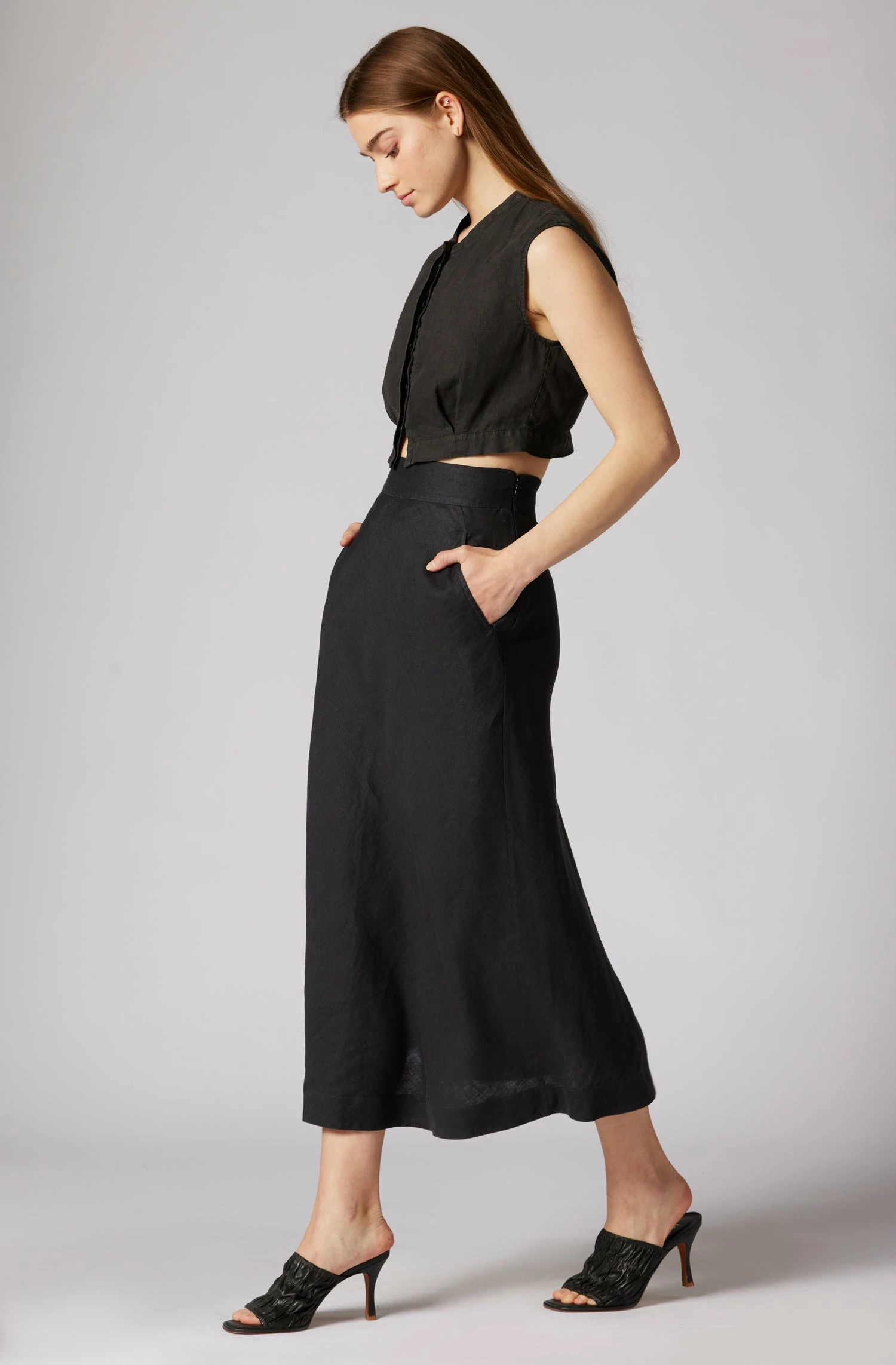 Joie Marci Sleeveless Linen Top 3 Joie Marci Sleeveless Linen Top - Image 3