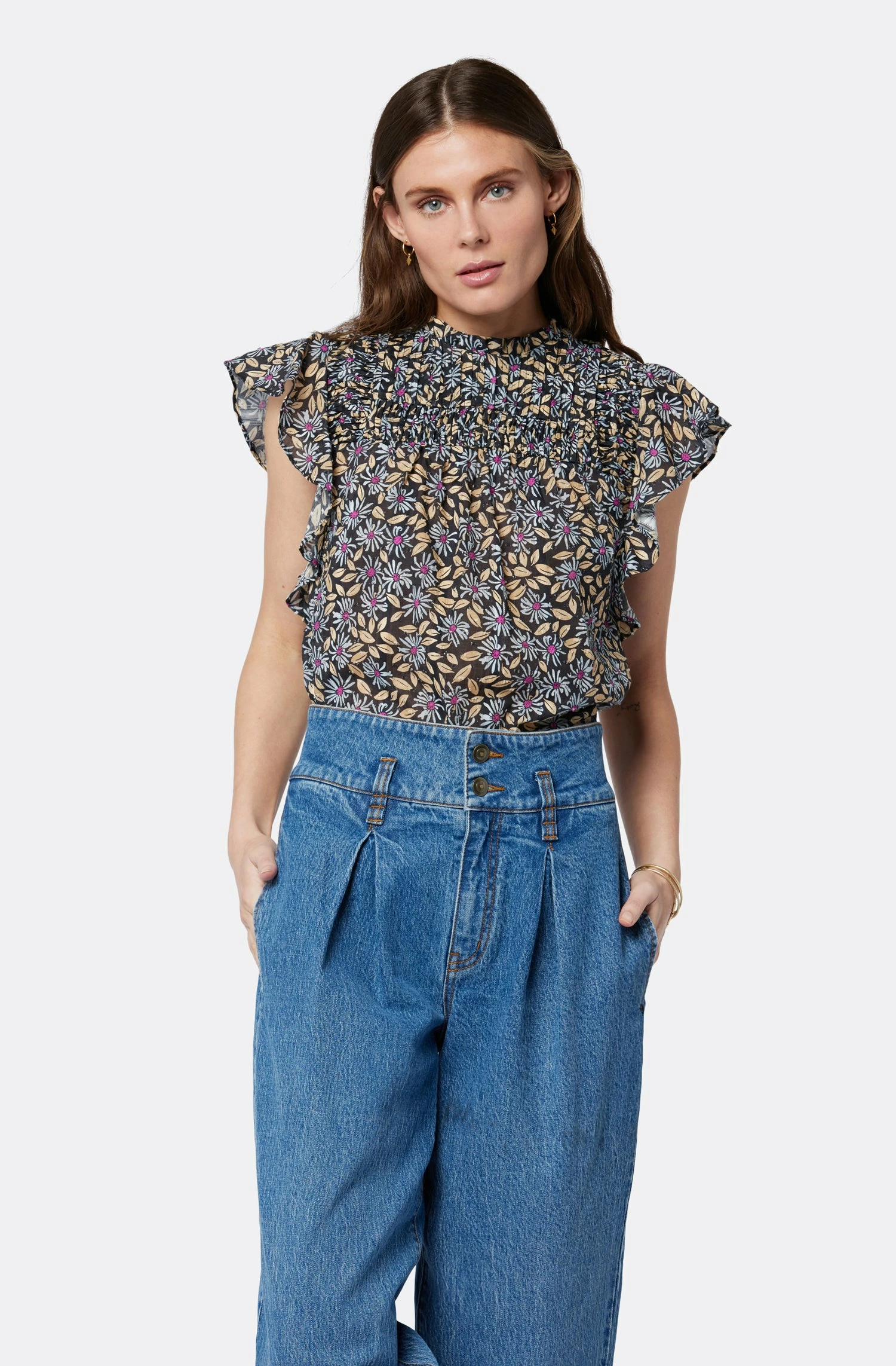 Joie Reut Sleeveless Cotton Top 1 Joie Reut Sleeveless Cotton Top