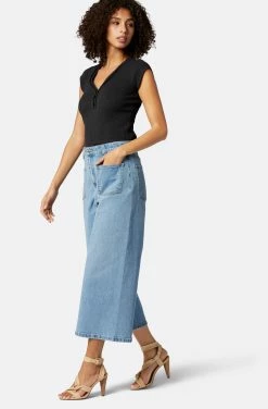 Joie Pam Short Sleeve Cotton Top -Joie Shop T0179F9314 CAV 3